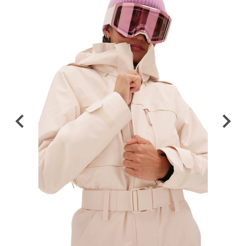 Halfdays - Murphy Ski Suit - Cream Hooded Ski Suit - small - NWT - Picture 4 of 6